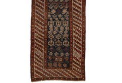 Antique Oriental Kurdish Runner Rug