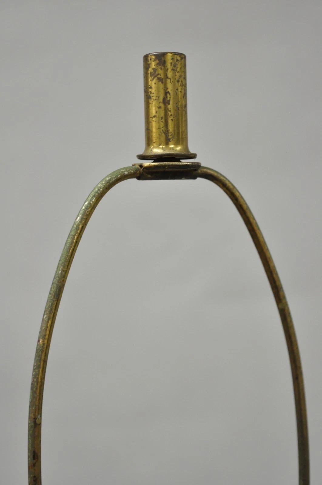 Ancienne lampe de table japonaise en porcelaine surdimensionnée de Satsuma avec oies en vente 2