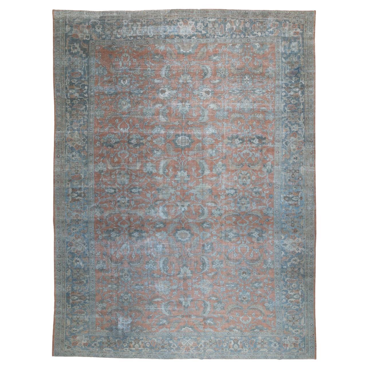 Antique Oriental Persian Mahal Rug