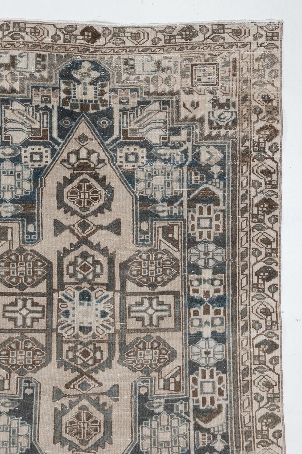 Hand-Woven Antique Oriental Persian Rug