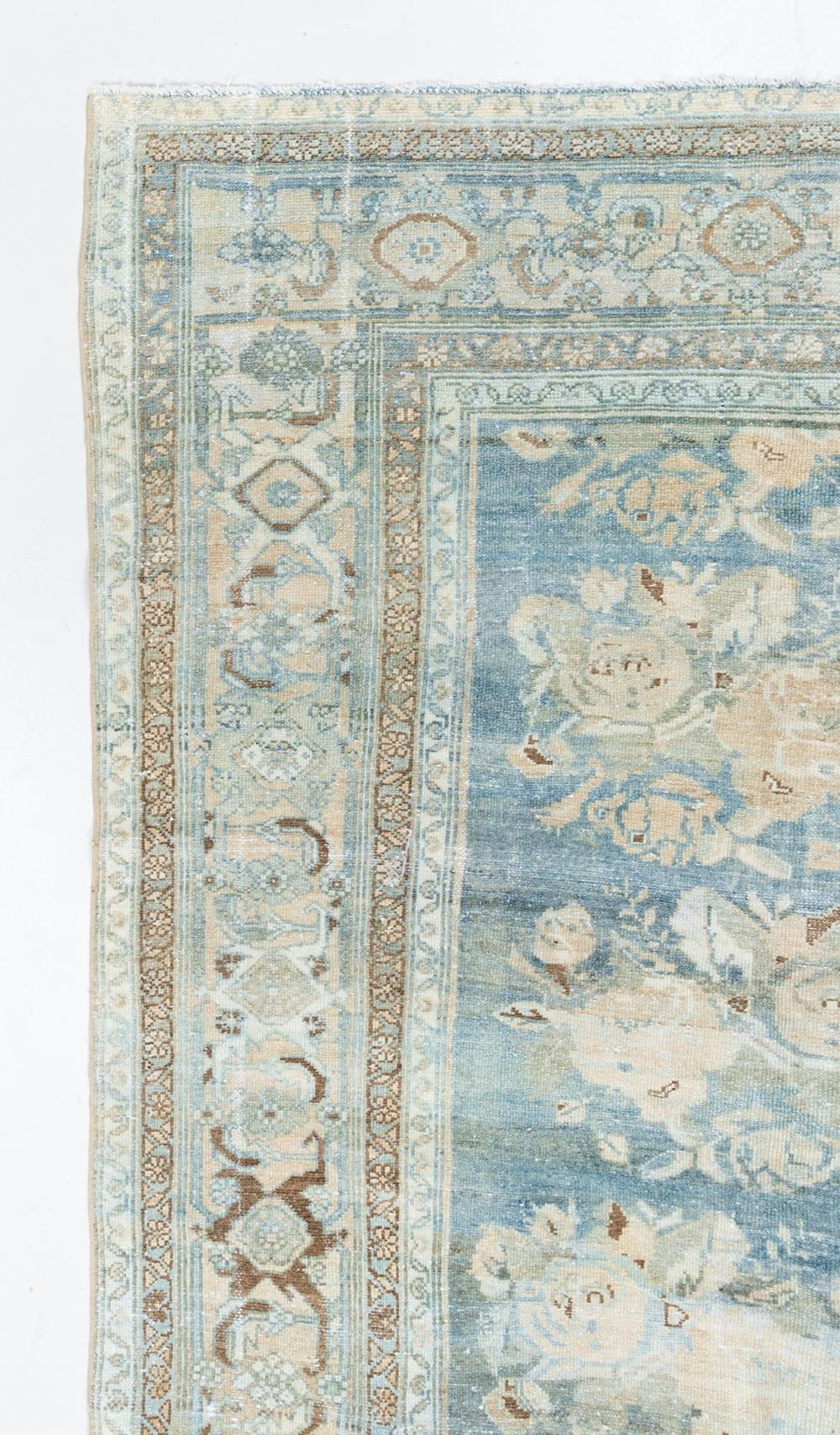 Wool Antique Oriental Persian Rug For Sale