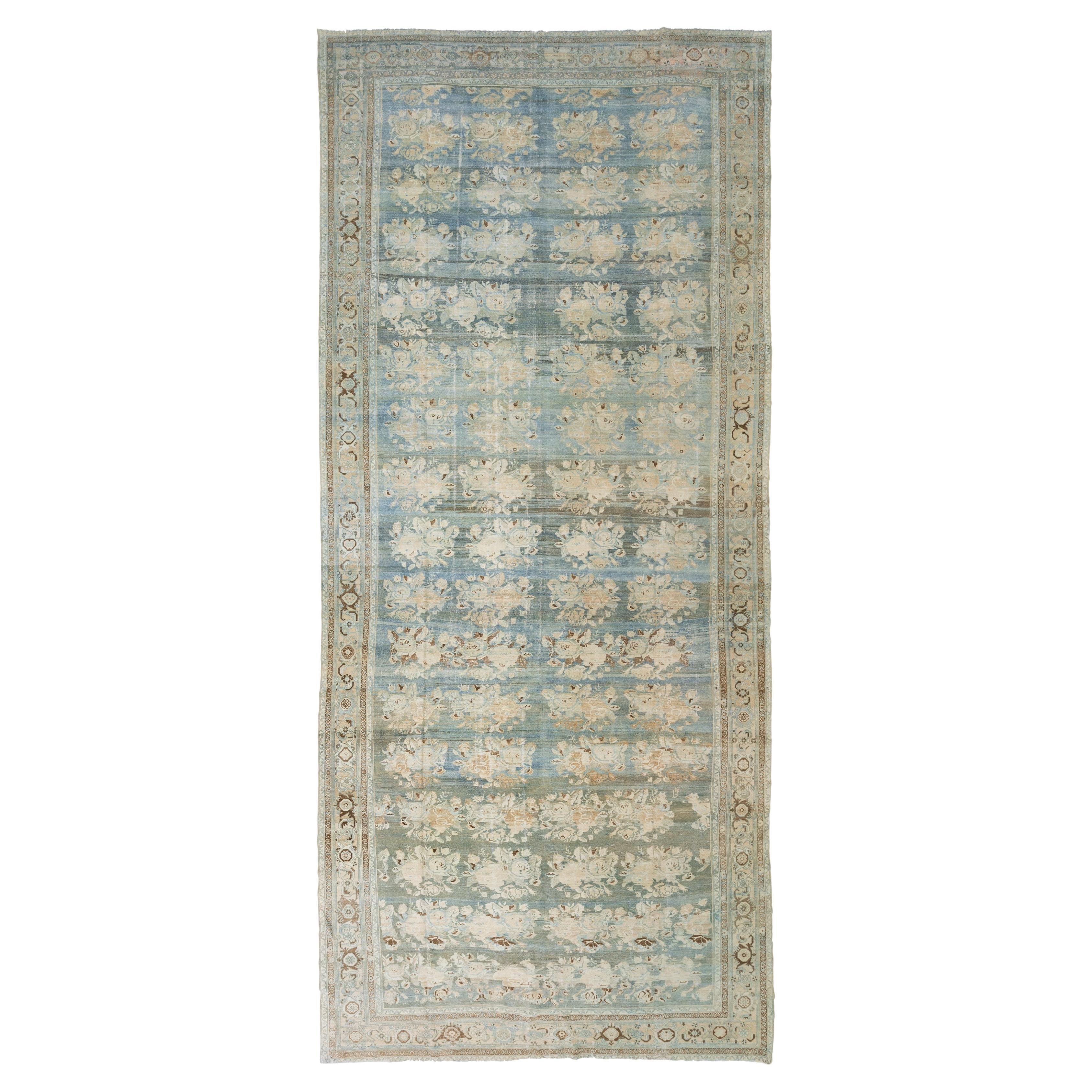 Hand-Woven Antique Oriental Persian Rug For Sale