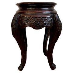 Antique oriental quality carved jardiniere stand 