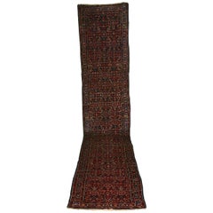 Vintage Oriental Rug, Long Runner, Orient Carpet