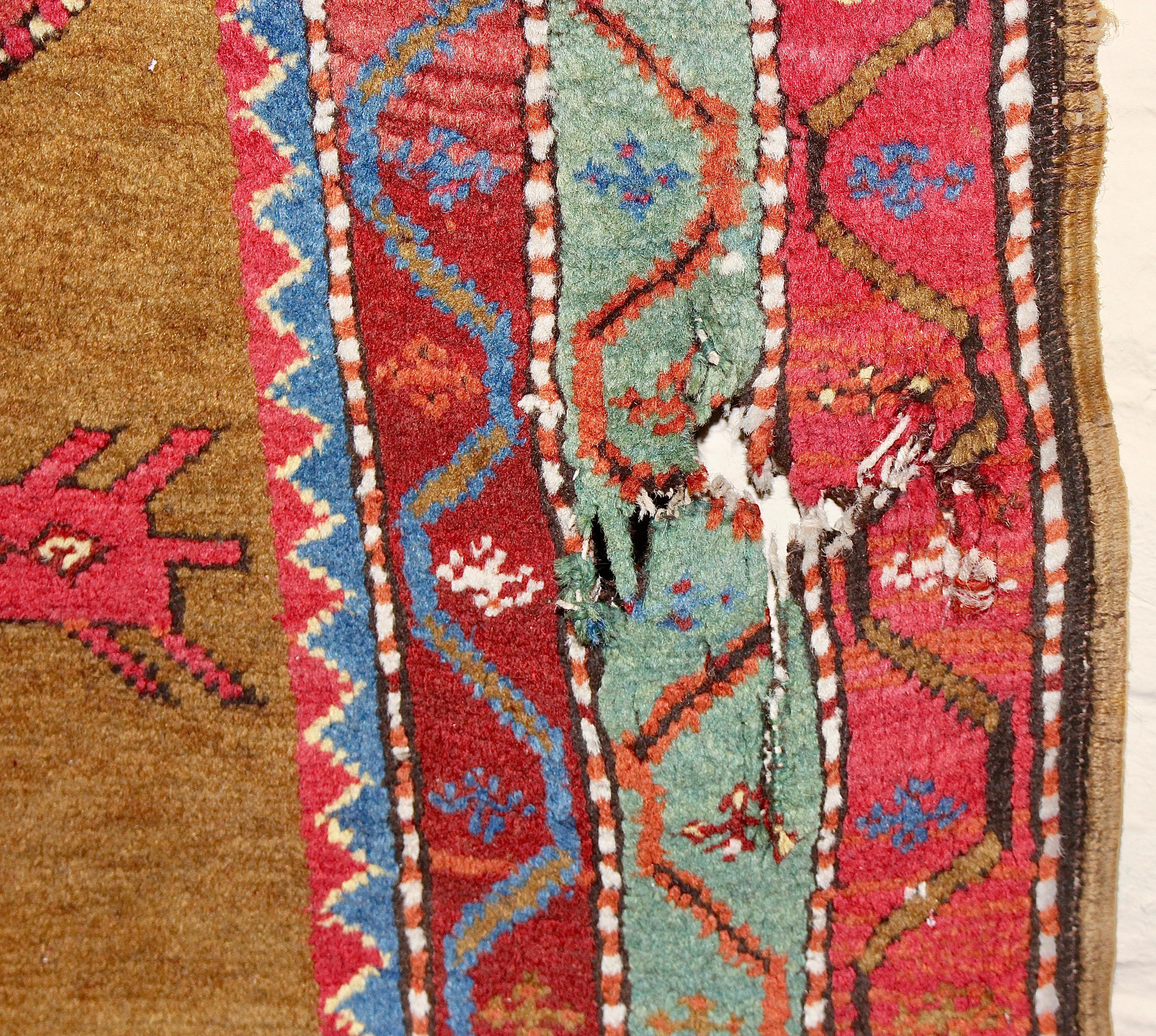 Antiker orientalischer Teppich, langer Läufer, Orientteppich im Angebot 2