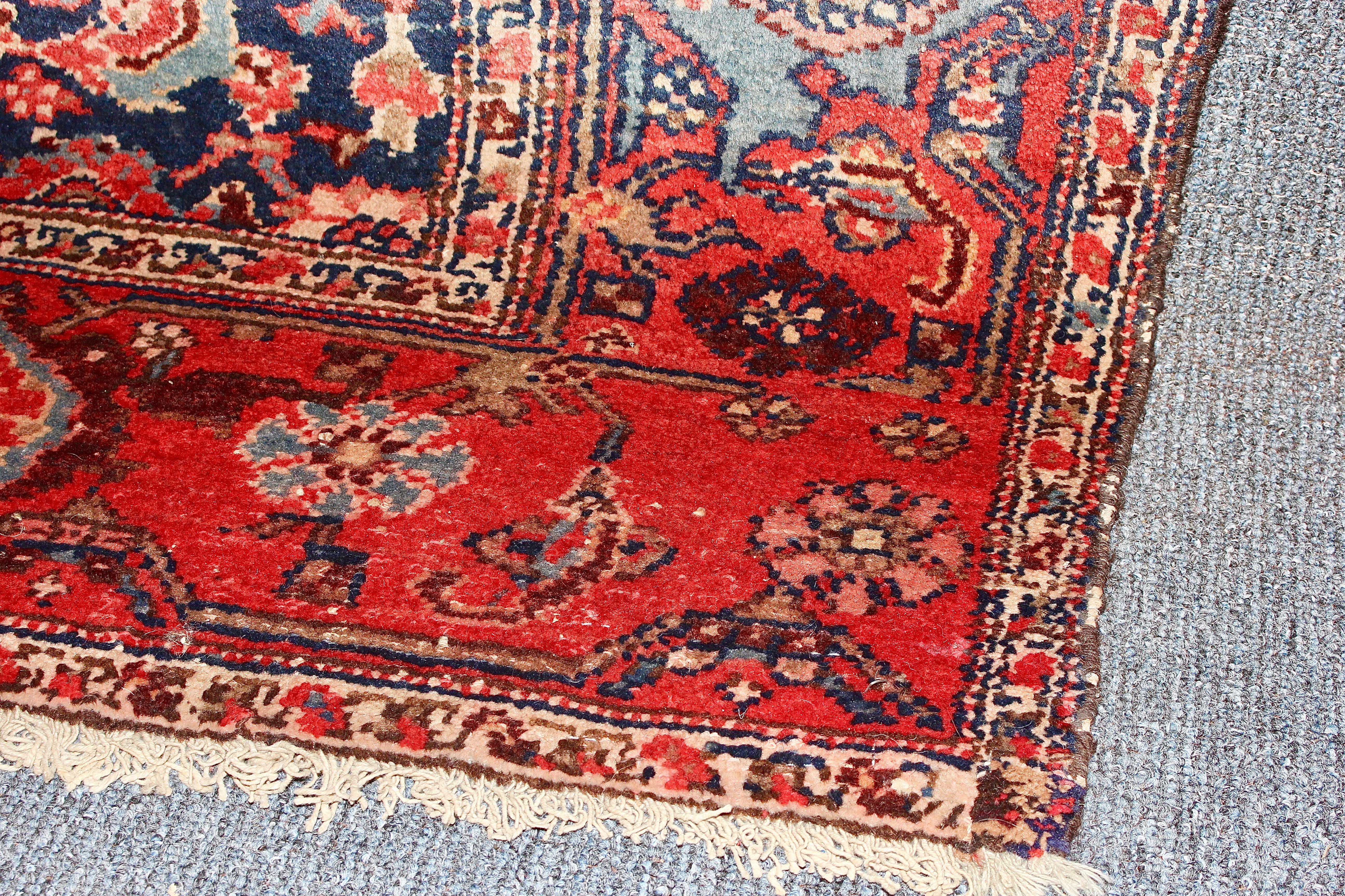 Hand-Knotted Antique Oriental Rug, Runner, Orient Carpet For Sale