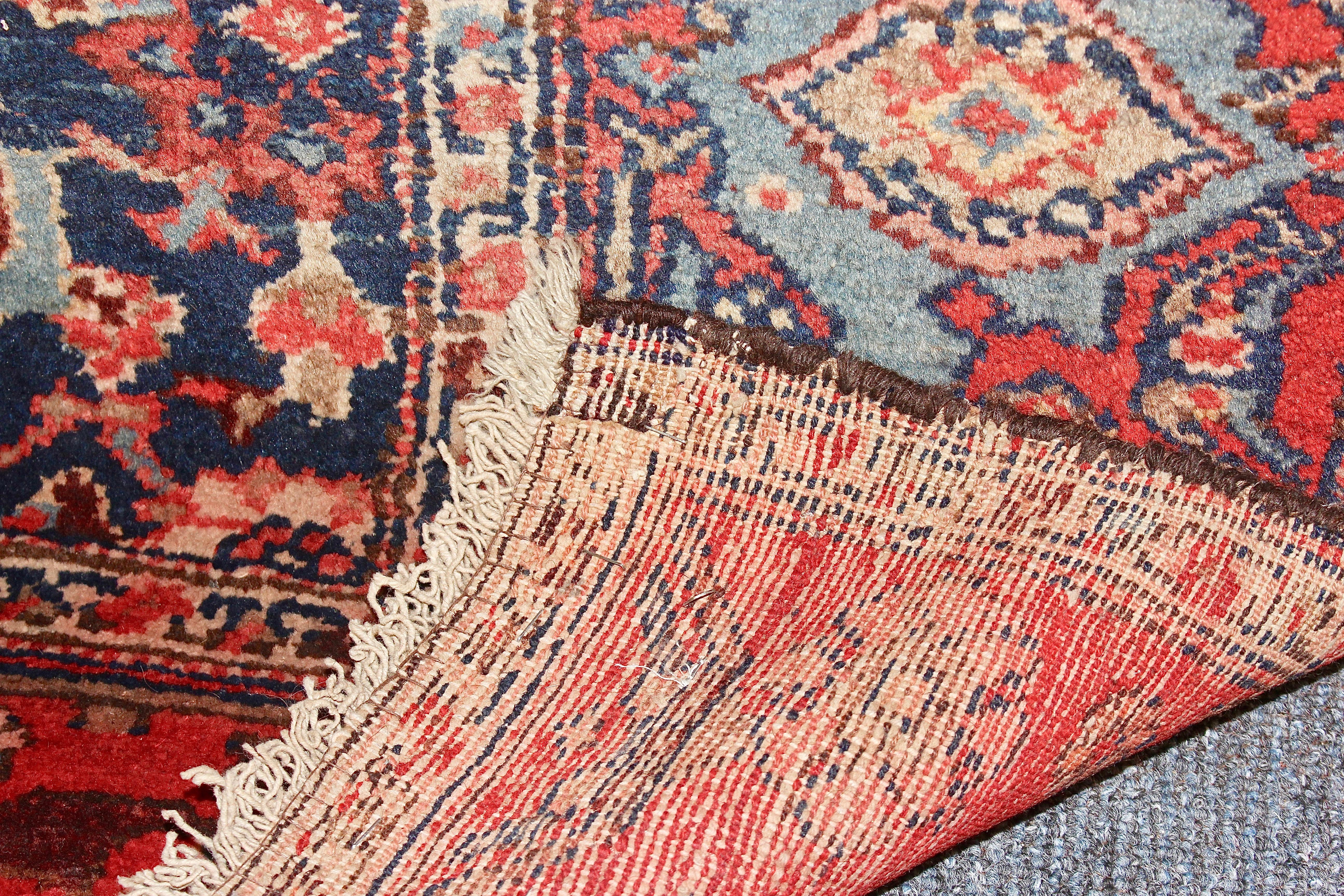 Antique Oriental Rug, Runner, Orient Carpet In Fair Condition For Sale In Berlin, DE