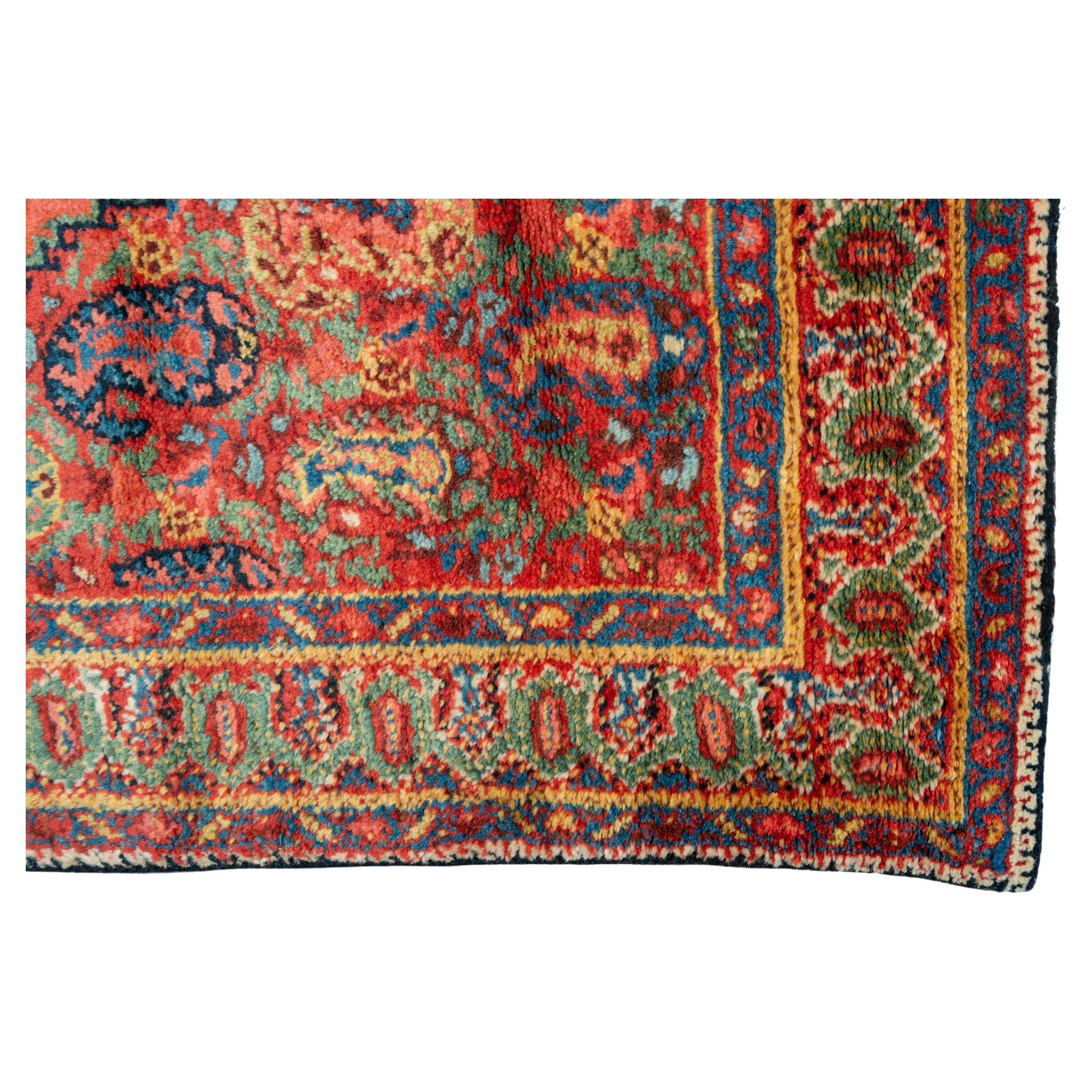 Antique Oriental Runner with Paisley Design For Sale 1