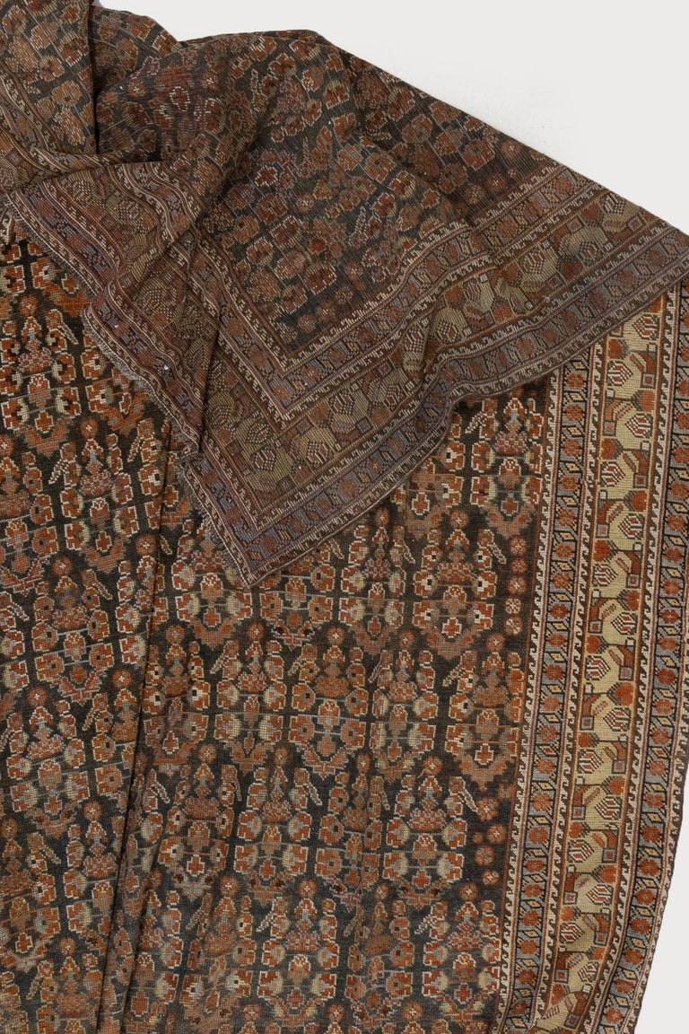 Antique Oriental Shiraz Gallery Rug For Sale at 1stDibs