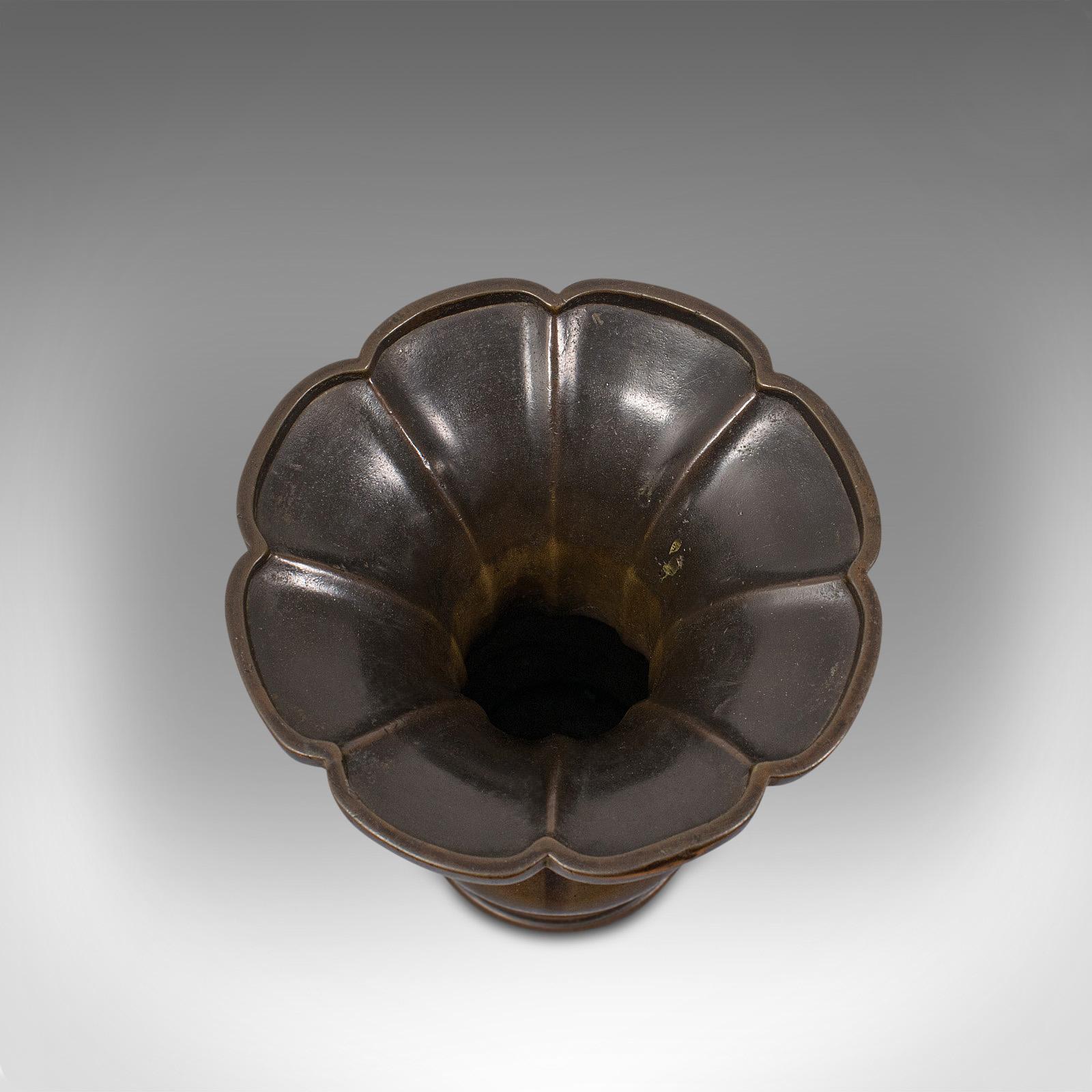 Antike orientalische Vase, chinesisch, Bronze, dekorative Balusterurne, viktorianisch, 1900 im Zustand „Gut“ im Angebot in Hele, Devon, GB
