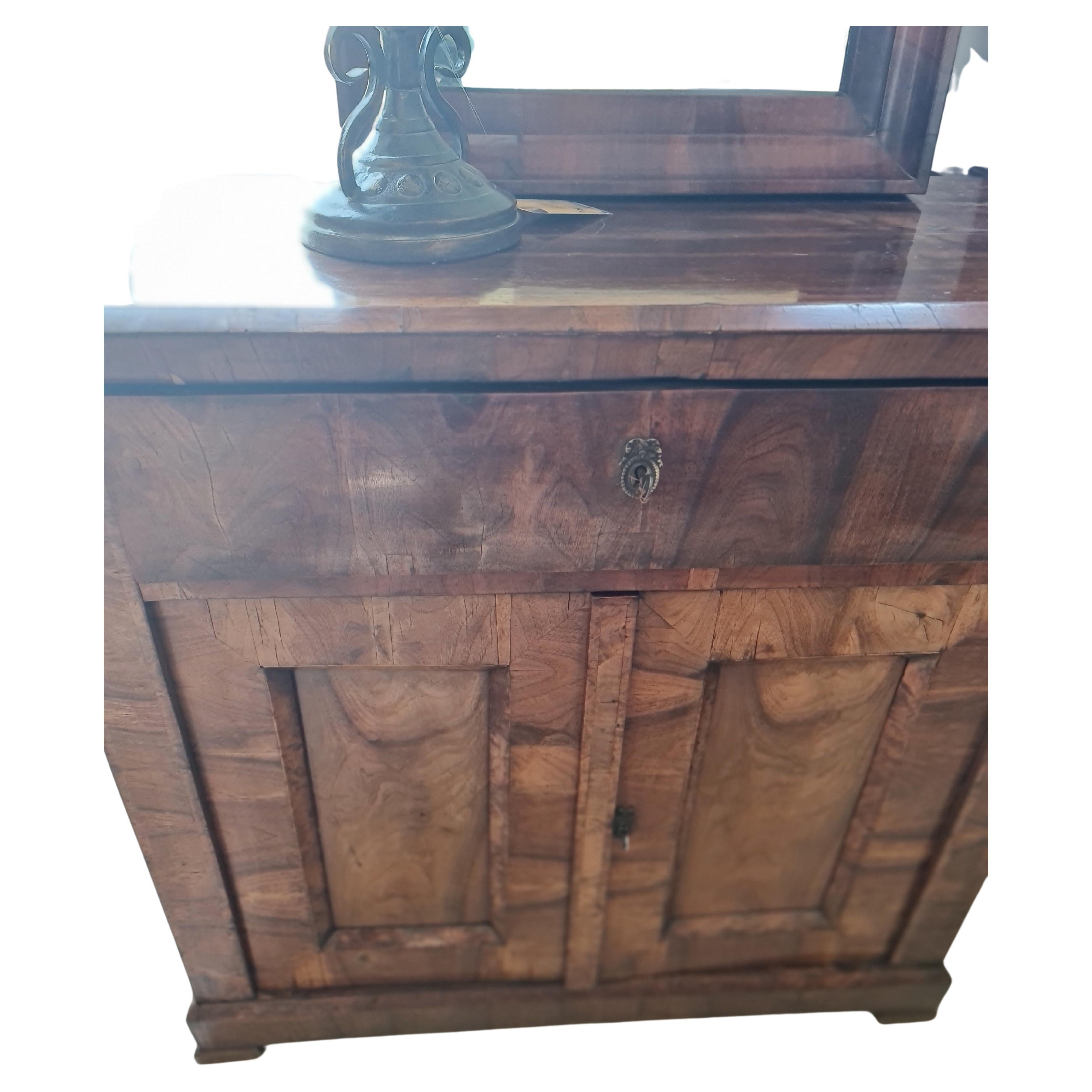 Antique Original Biedermeier chest of drawers, 20th century
