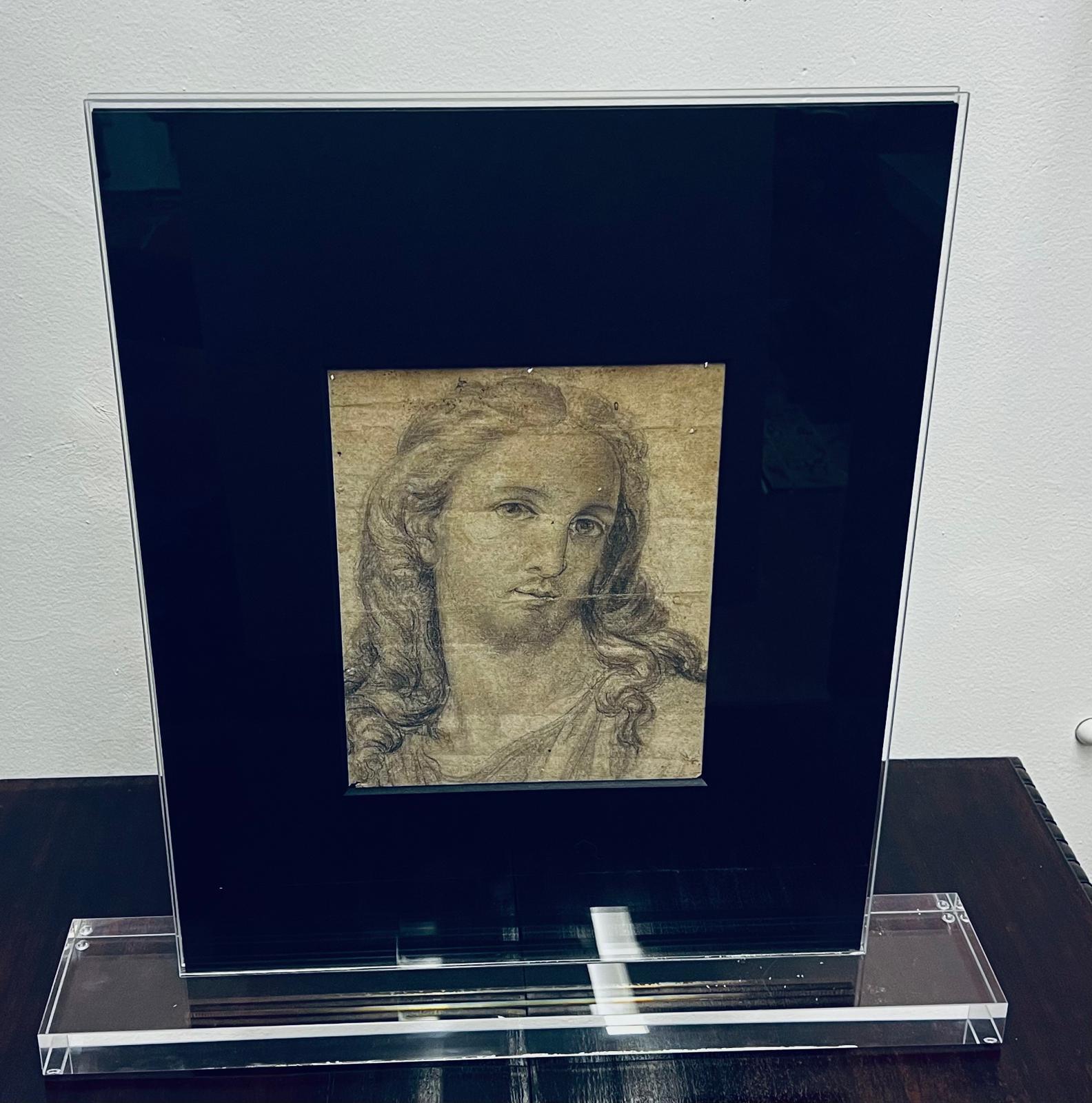 Antike Original Camillo Procaccini Bild Zeichnung von Jesus Christus 16. Jahrhundert (18. Jahrhundert und früher) im Angebot