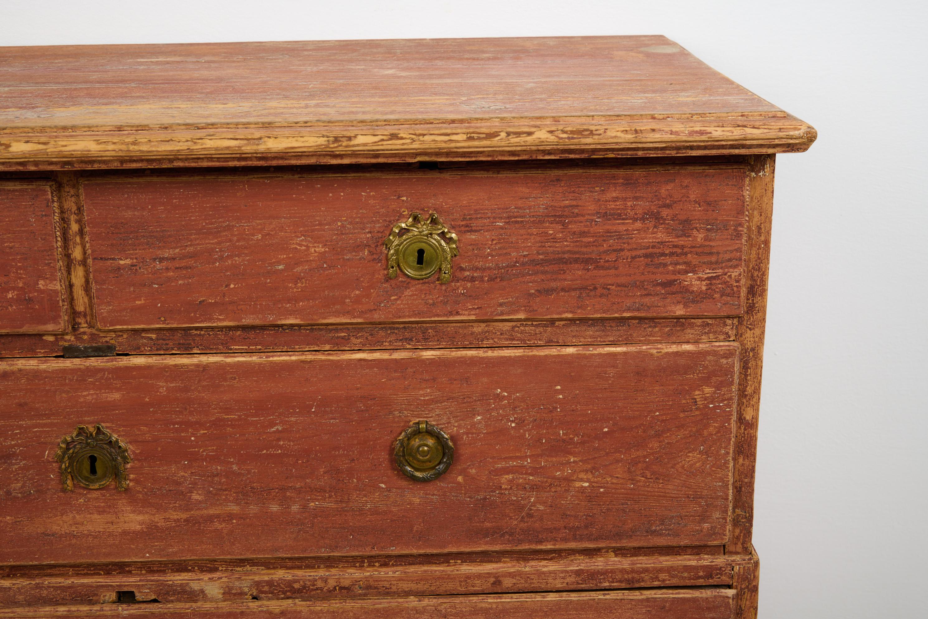 Ancienne commode originale de la période gustavienne de Stockholm, Suède en vente 6