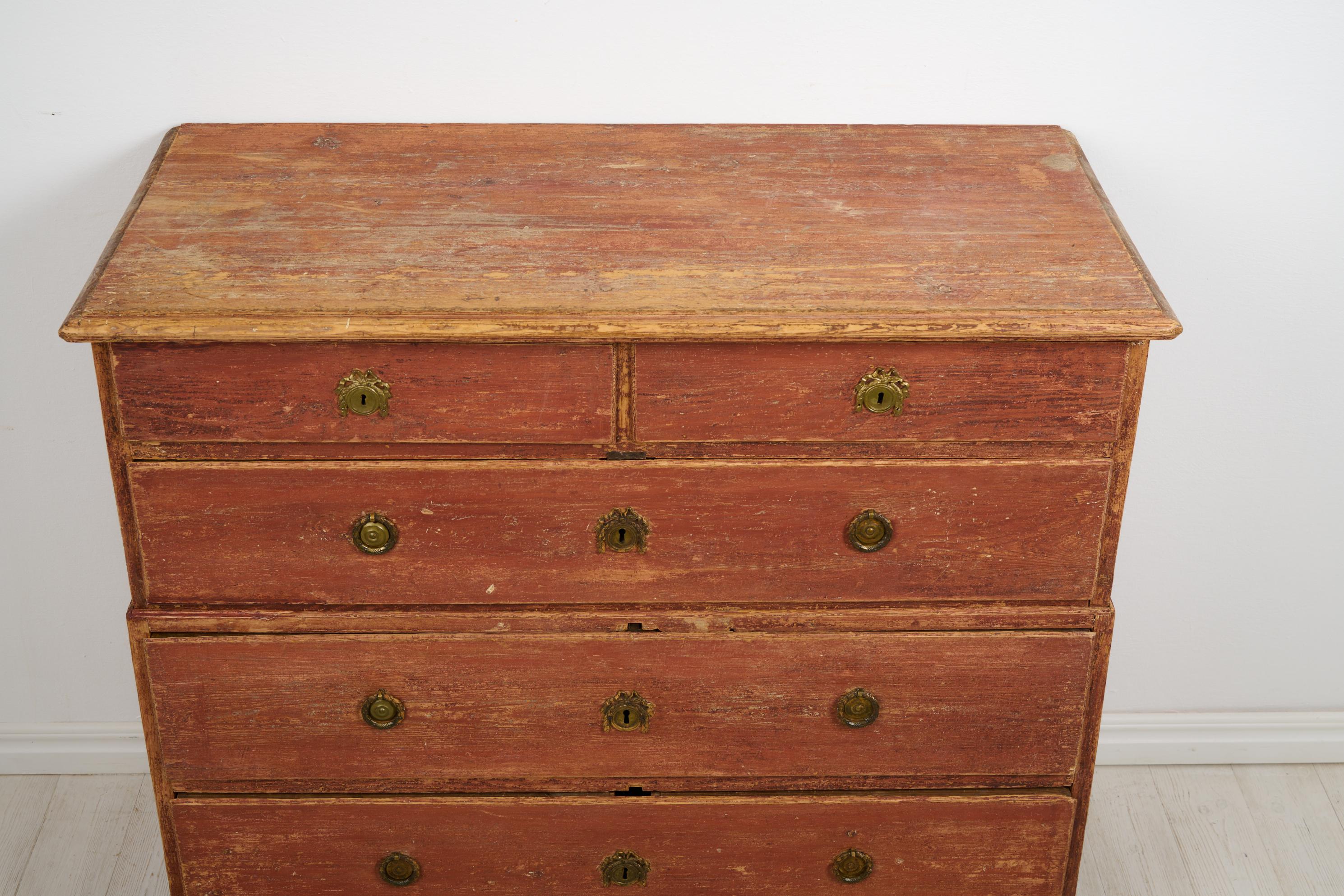 Ancienne commode originale de la période gustavienne de Stockholm, Suède en vente 1