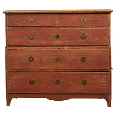 Antique Original Chest on Chest from the Gustavian Period from Stockholm, Sweden