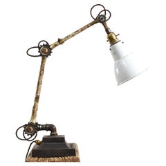 Antique Original Cog Industrial Dugdills Desk Lamp, 1930s