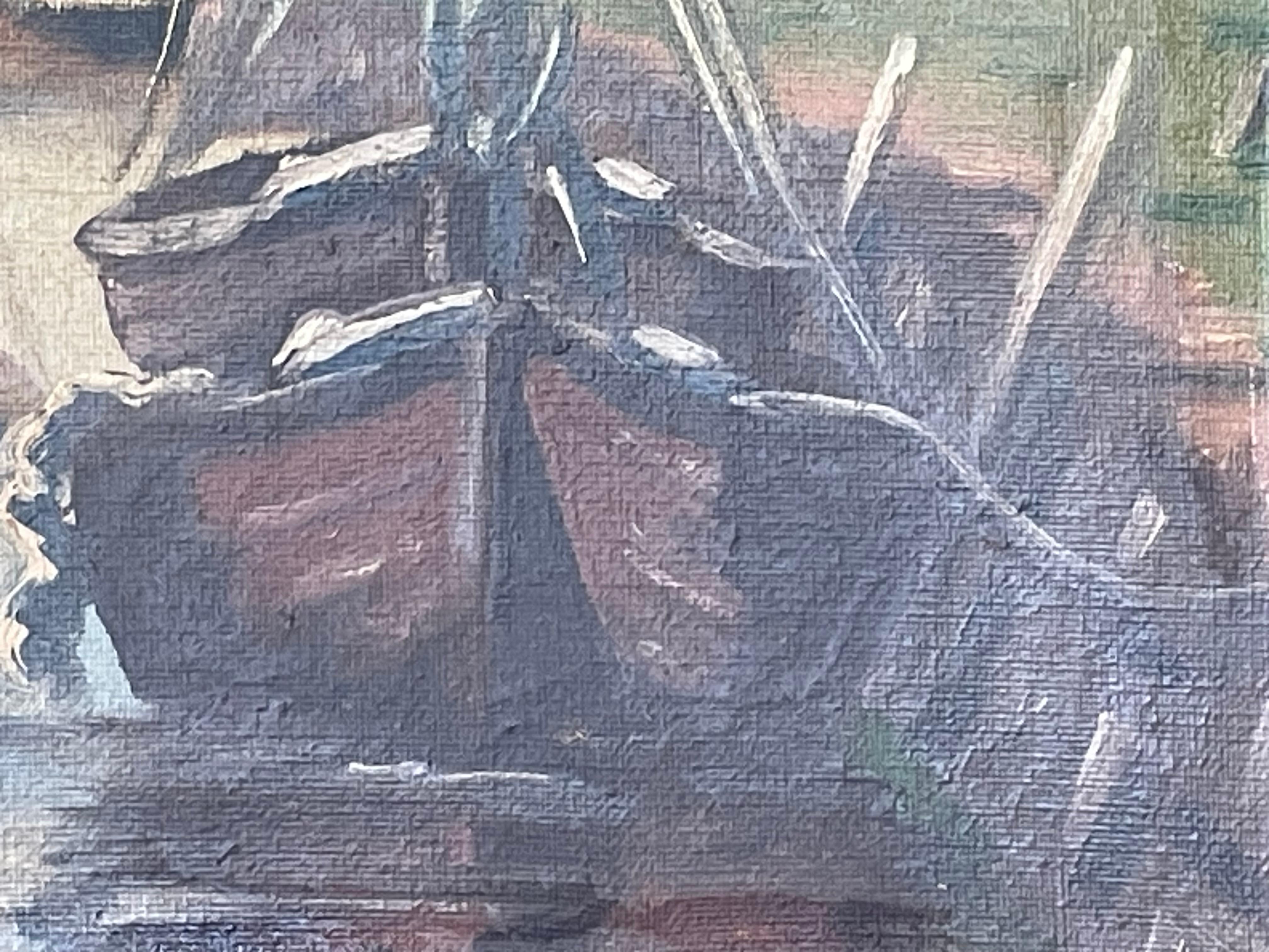 20th Century Antique original early 20th century maritime oil painting from Denmark For Sale