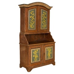 Antique Original Hand-Painted Cabinet Cupboard from Sweden Dated 1785 Antique Original Hand-Painted Cabinet Cupboard from Sweden Dated 1785