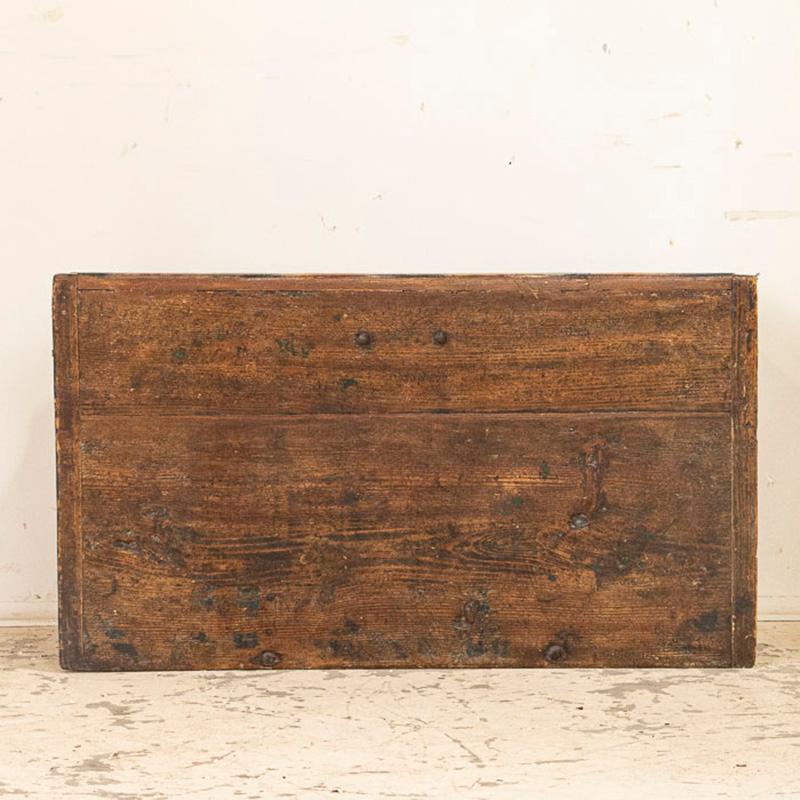 Antique Original Hand Painted Trunk, Germany, 1774 1