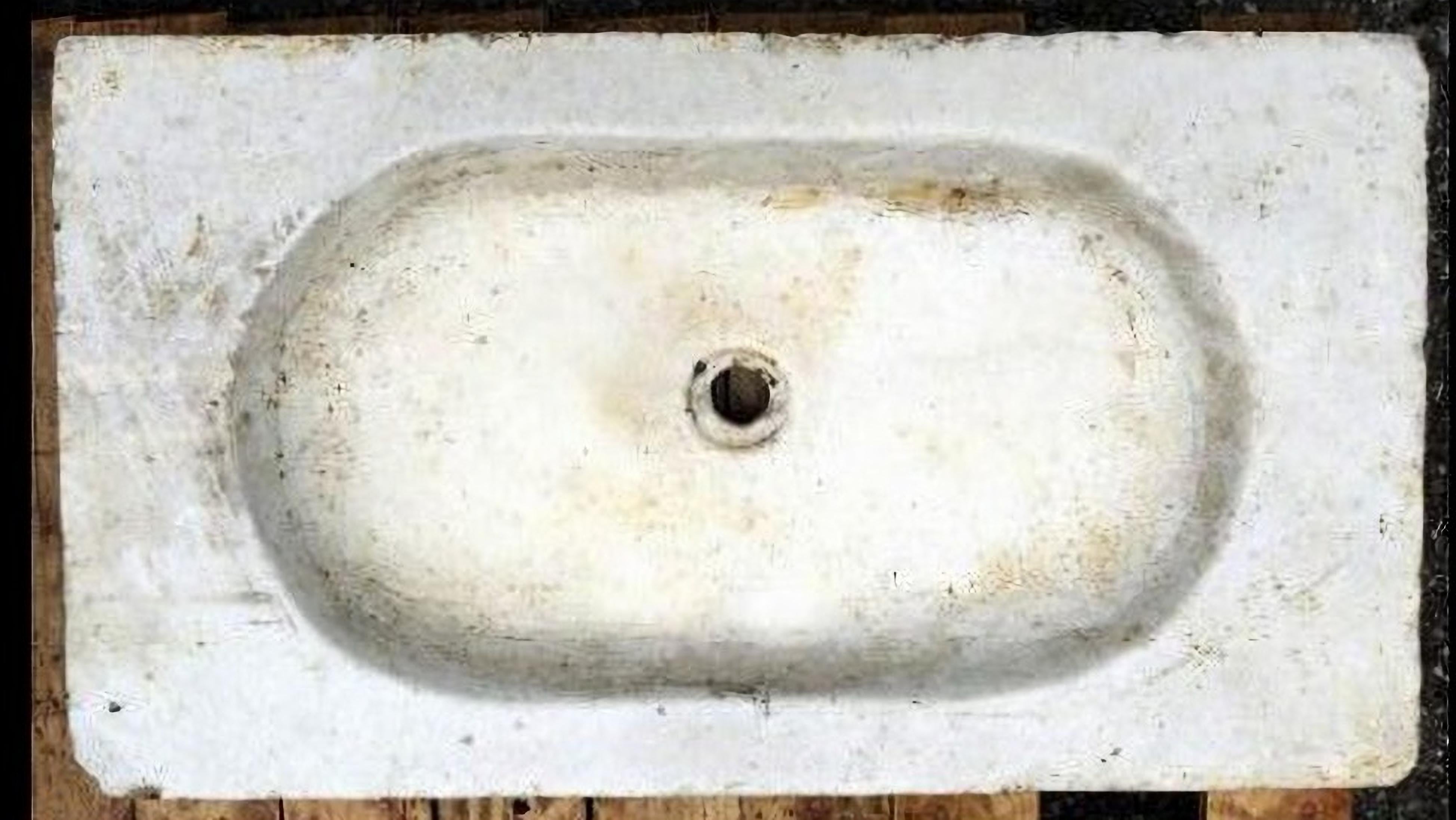 ANTIQUE ORIGINAL ITALIAN CARRARA MARBLE SINK begann mit dem 20. Jahrhundert
Italien
Originales antikes Waschbecken aus weißem Marmor.
Abmessungen des Schalllochs: 42cm x 33cm x 4cm.
ursprünglicher Zustand
BREITE 57 cm
LÄNGE 32 cm
DICKTHEIT 8 cm
