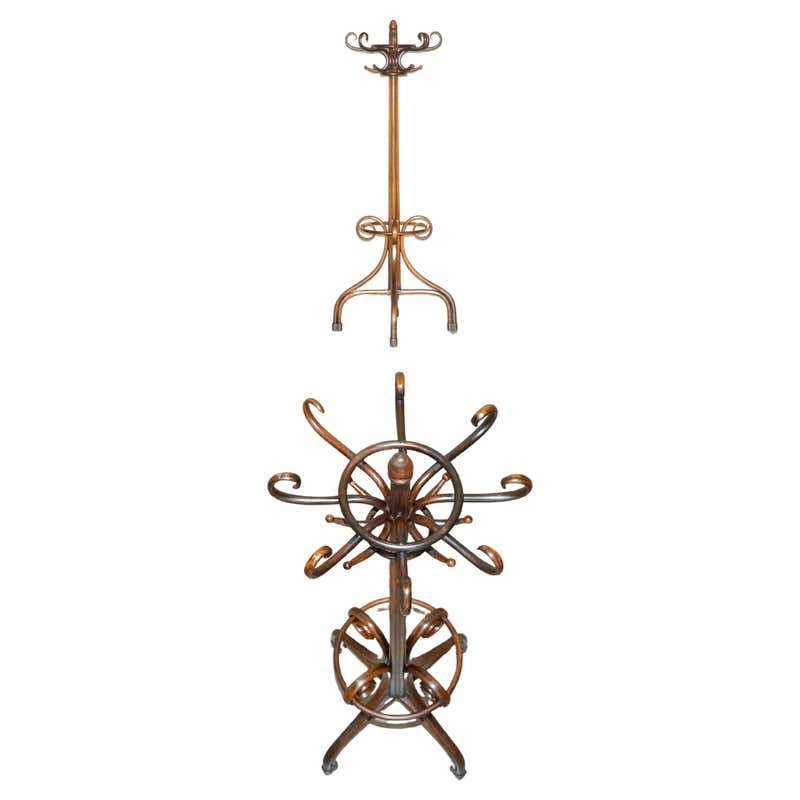 Antique Victorian Bentwood Hat Stand / Coat Rack For Sale at 1stDibs