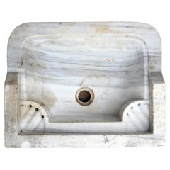 ANTIQUE ORIGINAL MARBLE SINK 19th Century