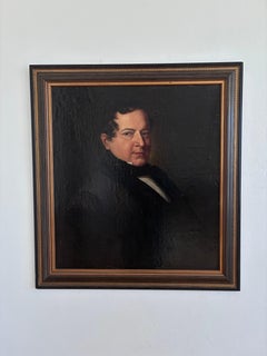 Antique Original Oil Painting of a German Opera Tenor, Large Portrait