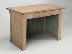 Antique Original Paint French Store Counter or Wonderful Small Kitchen Island