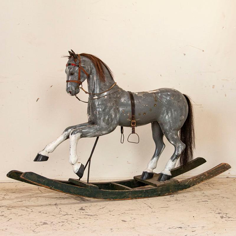 old rocking horse