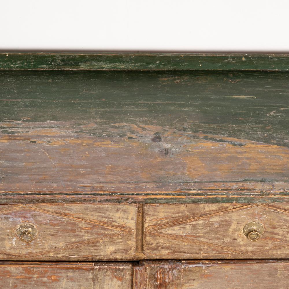 Antique Original Painted Pine Swedish Gustavian Sideboard Buffet, circa 1820-40 For Sale 4