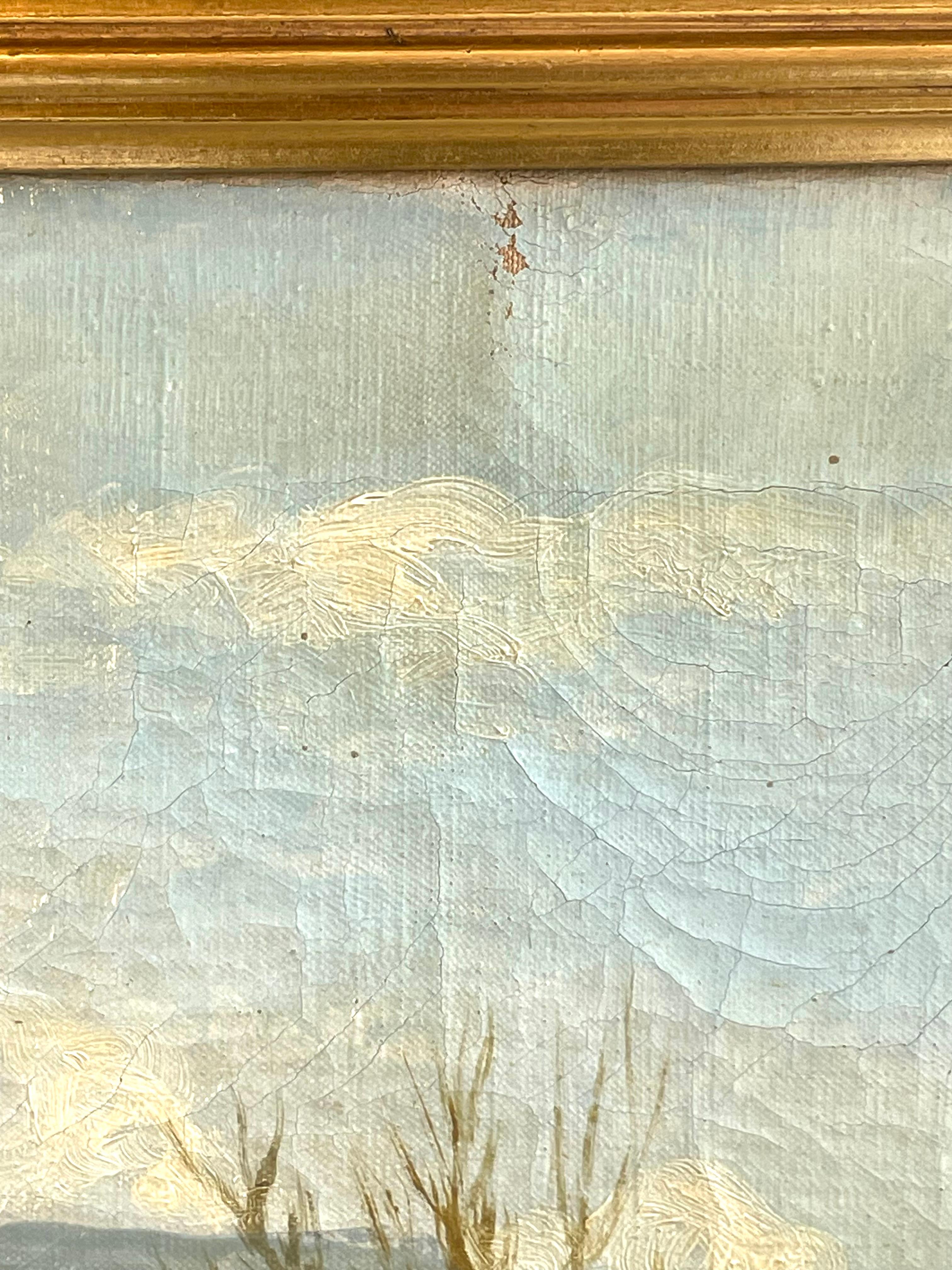 Antikes Original-Paar Landschaftsgemäldepaar von William Henriksen (1880-1964) (20. Jahrhundert) im Angebot