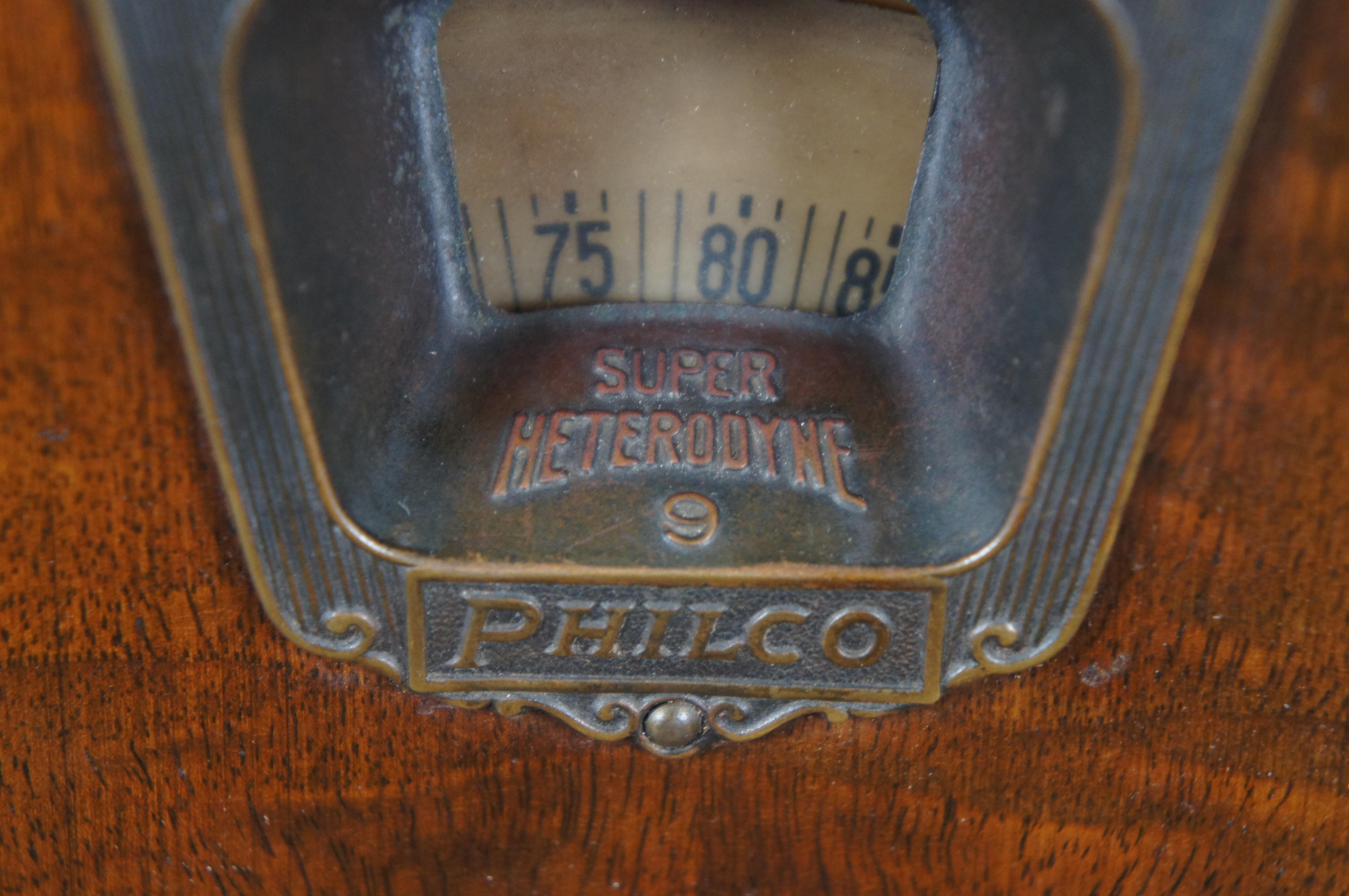 philco tombstone radio
