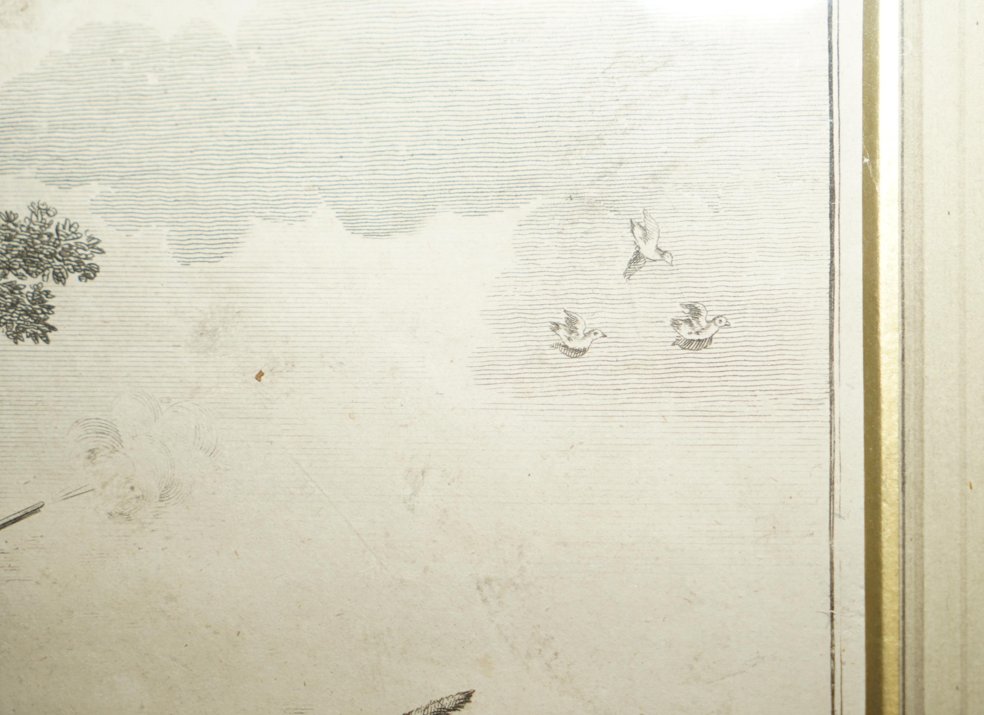 Antiker Original Robert Dodd 1748-1816 Kupferblechdruck von Partridge-Schoting, Original im Angebot 4