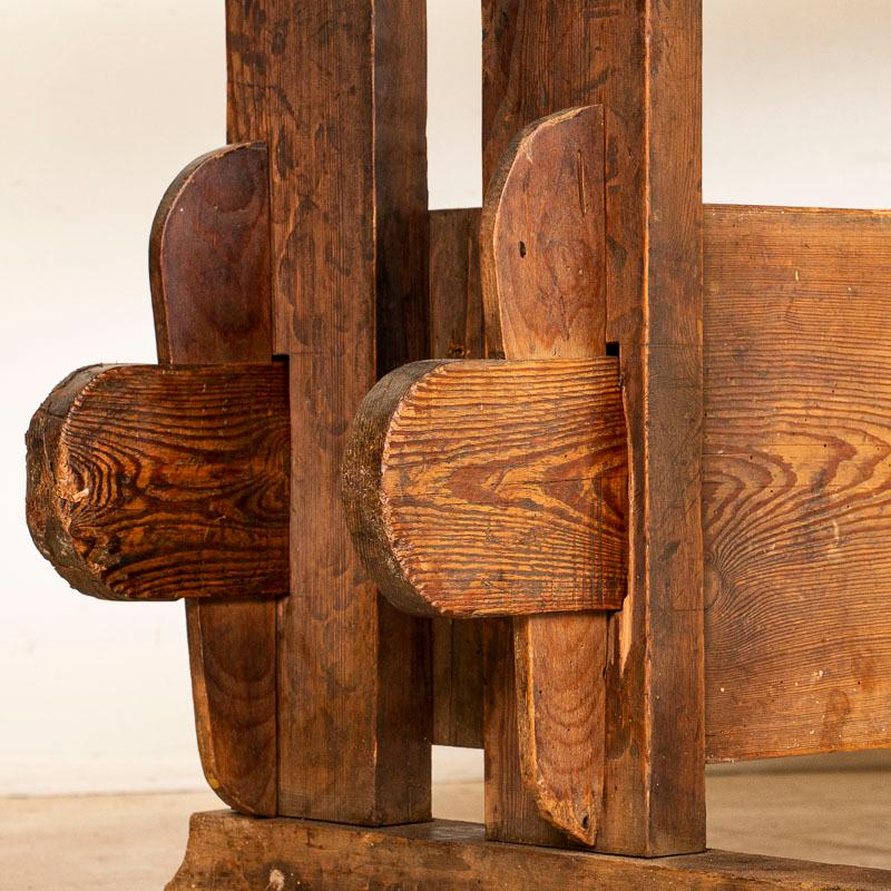 Antique Original Rustic Carpenter's Workbench 4