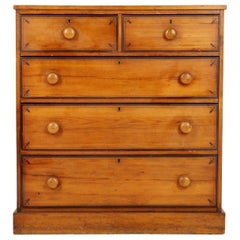 Antique Original Victorian Painted Pine Dresser, Drawers, Scotland 1870, B2331
