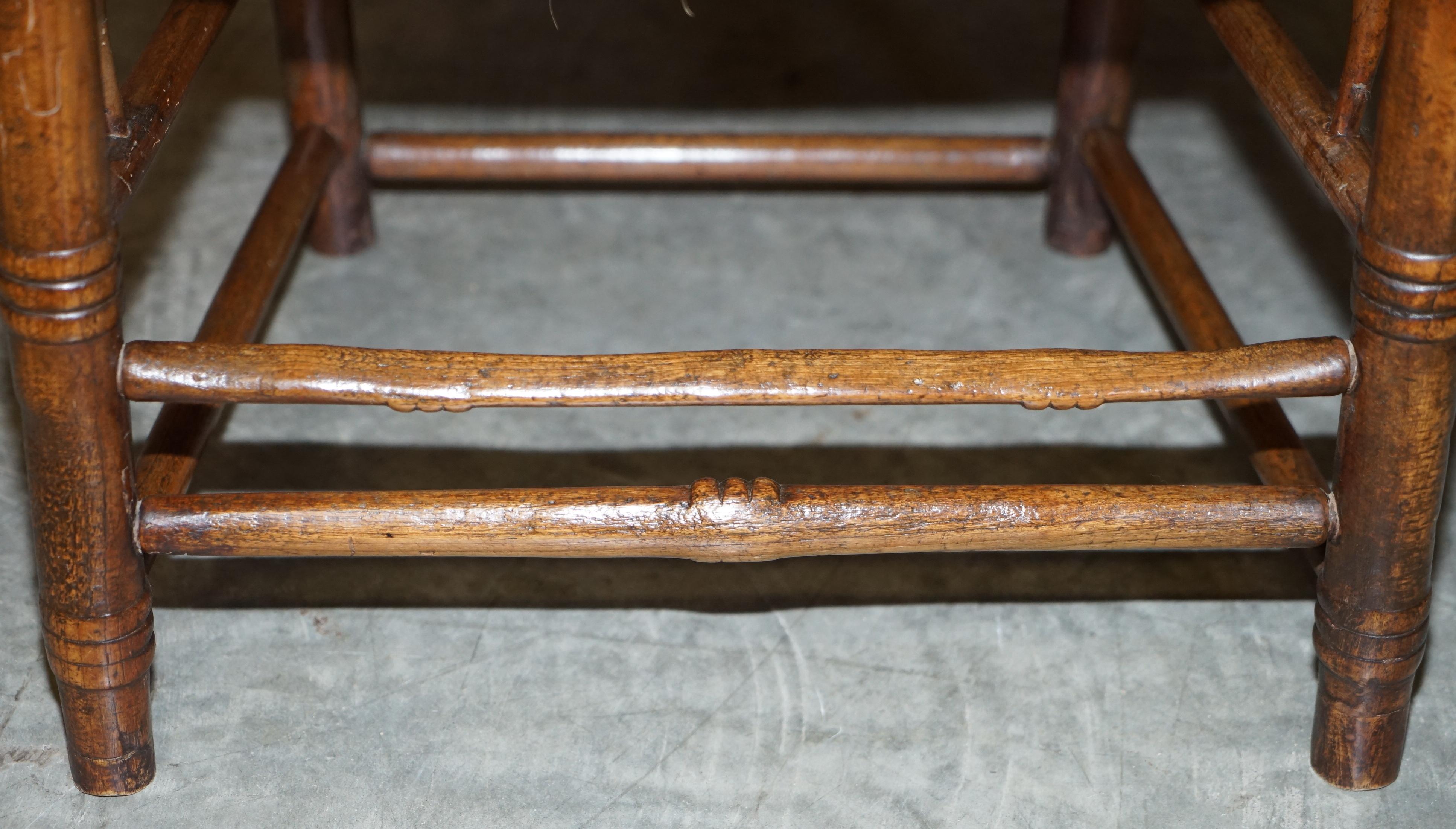 Antiker Original William Morris Sussex Rope Seat Armchair Gesehen im V&A Museum im Angebot 5
