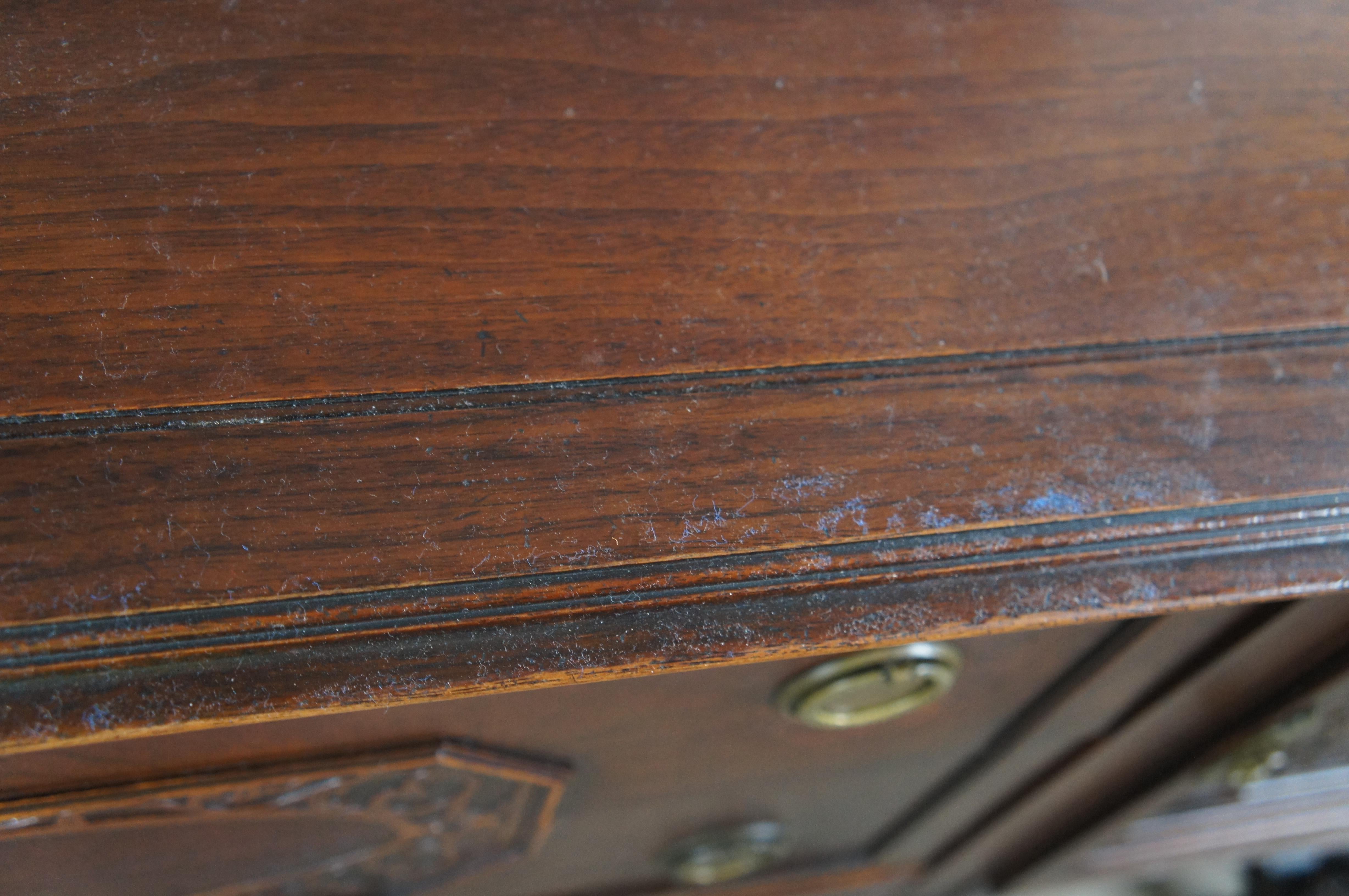 Antiguo Orinoco Jacobeo Roble Calado Aparador Servidor Credenza 72 siglo XX en venta