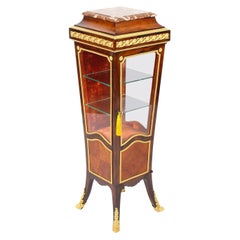 Used Ormolu-Mounted Gonçalo Alves Display Pedestal Stand, 19th Century