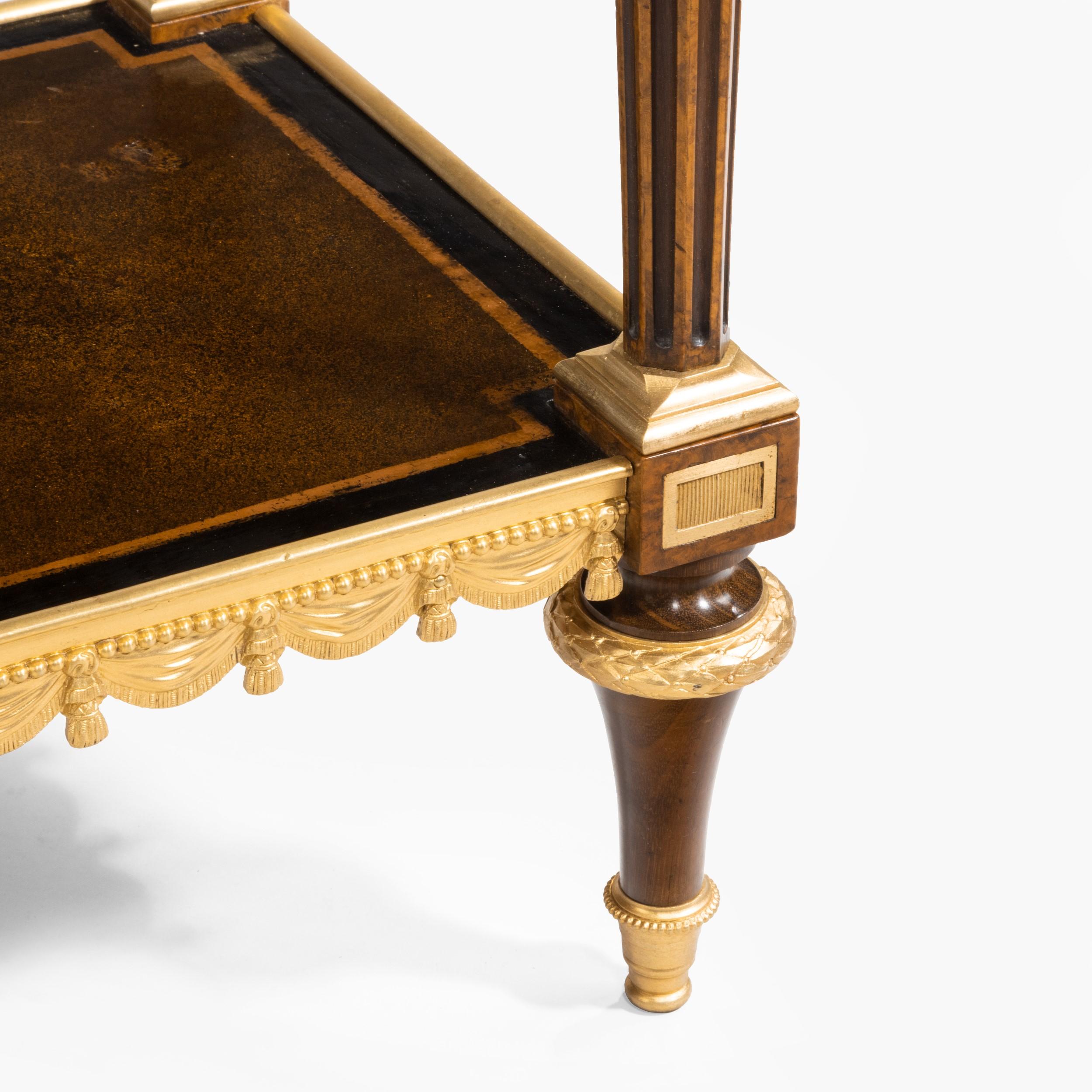 Antique Ormolu-Mounted Side Table in the Louis XVI Manner by Henry Dasson 4
