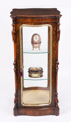 Antique Ormolu Mounted Vitrine Display Cabinet 19th Century