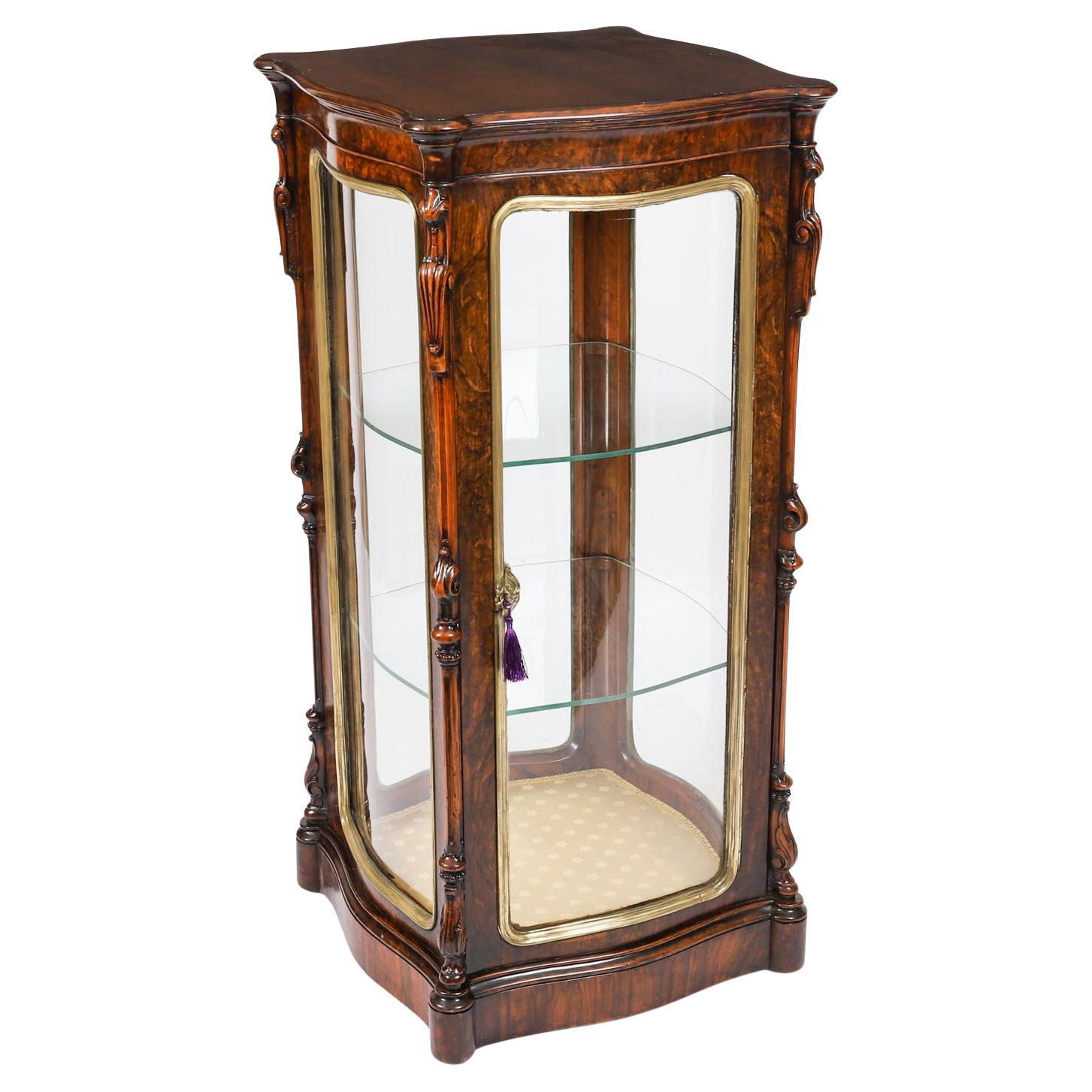 Antique Ormolu Mounted Vitrine Display Cabinet 19th Century For Sale