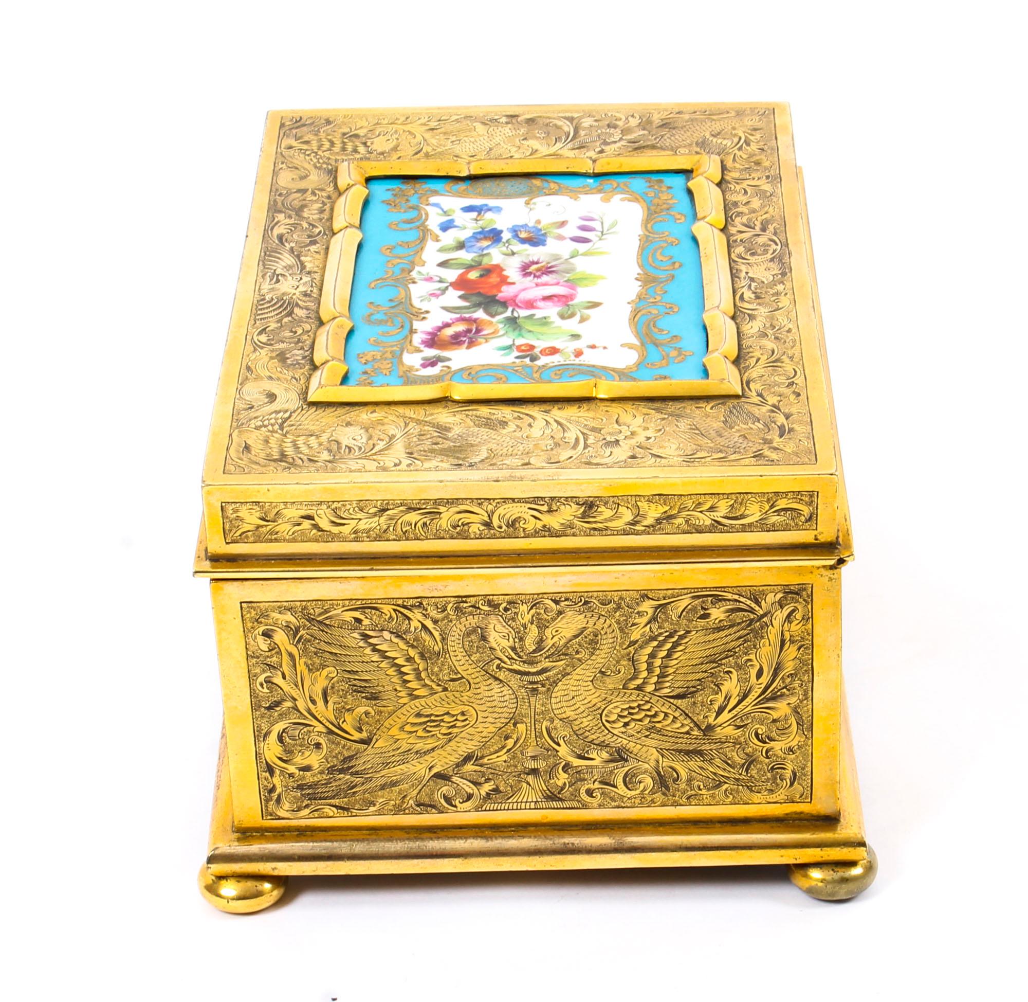 Ormolu Sevres Jewel Casket Exhibited at the Great Exhibition 1851, 19th Century 5
