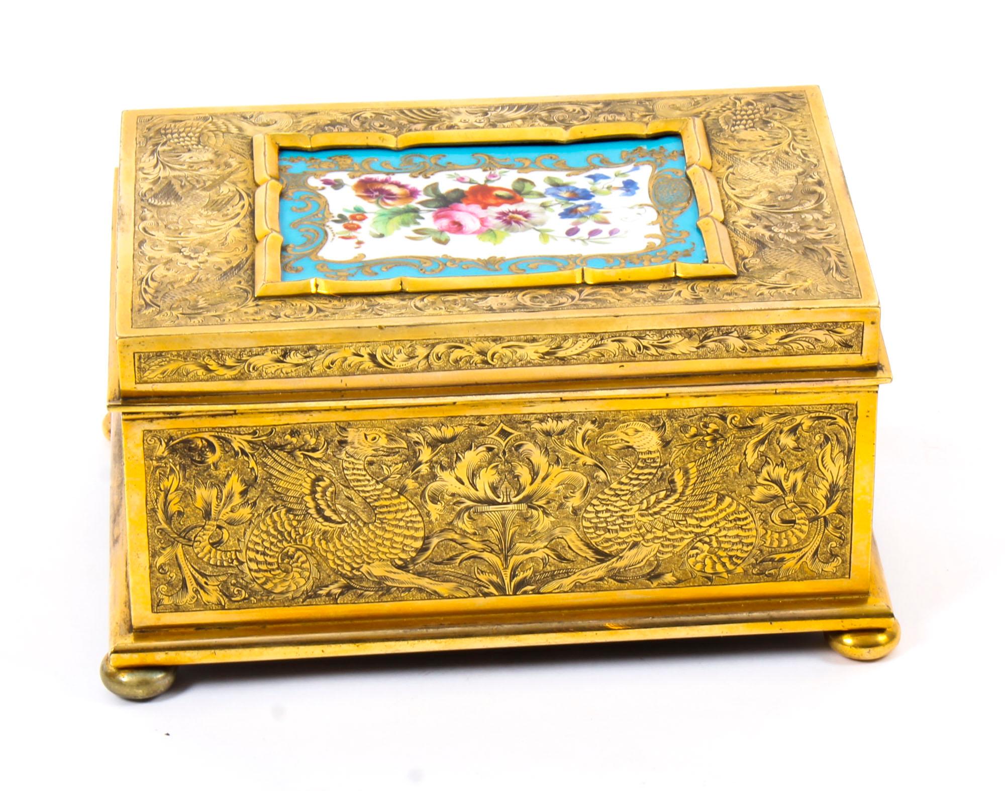 Ormolu Sevres Jewel Casket Exhibited at the Great Exhibition 1851, 19th Century 7