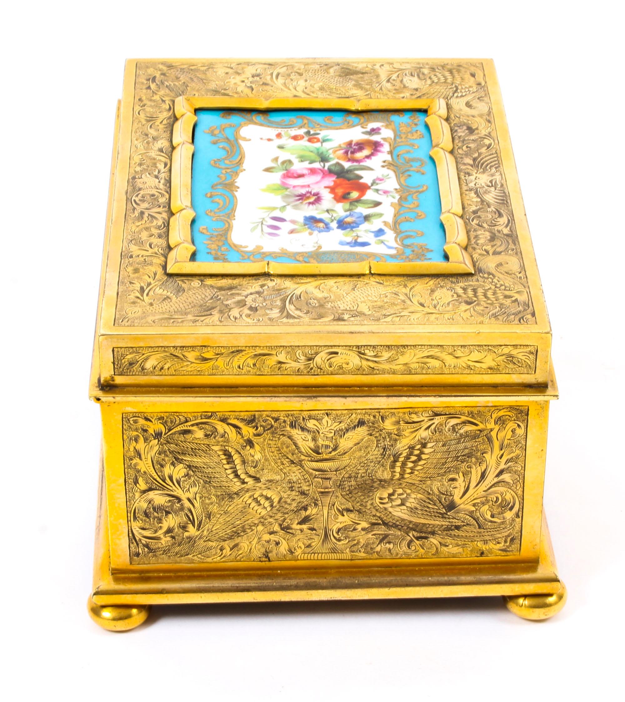 Ormolu Sevres Jewel Casket Exhibited at the Great Exhibition 1851, 19th Century 9