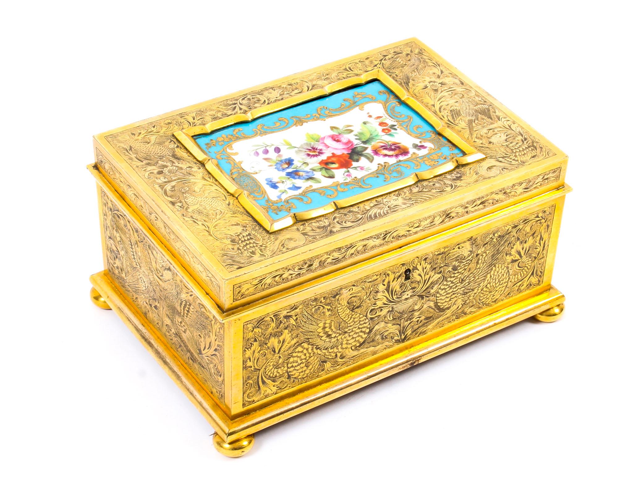 Ormolu Sevres Jewel Casket Exhibited at the Great Exhibition 1851, 19th Century 13