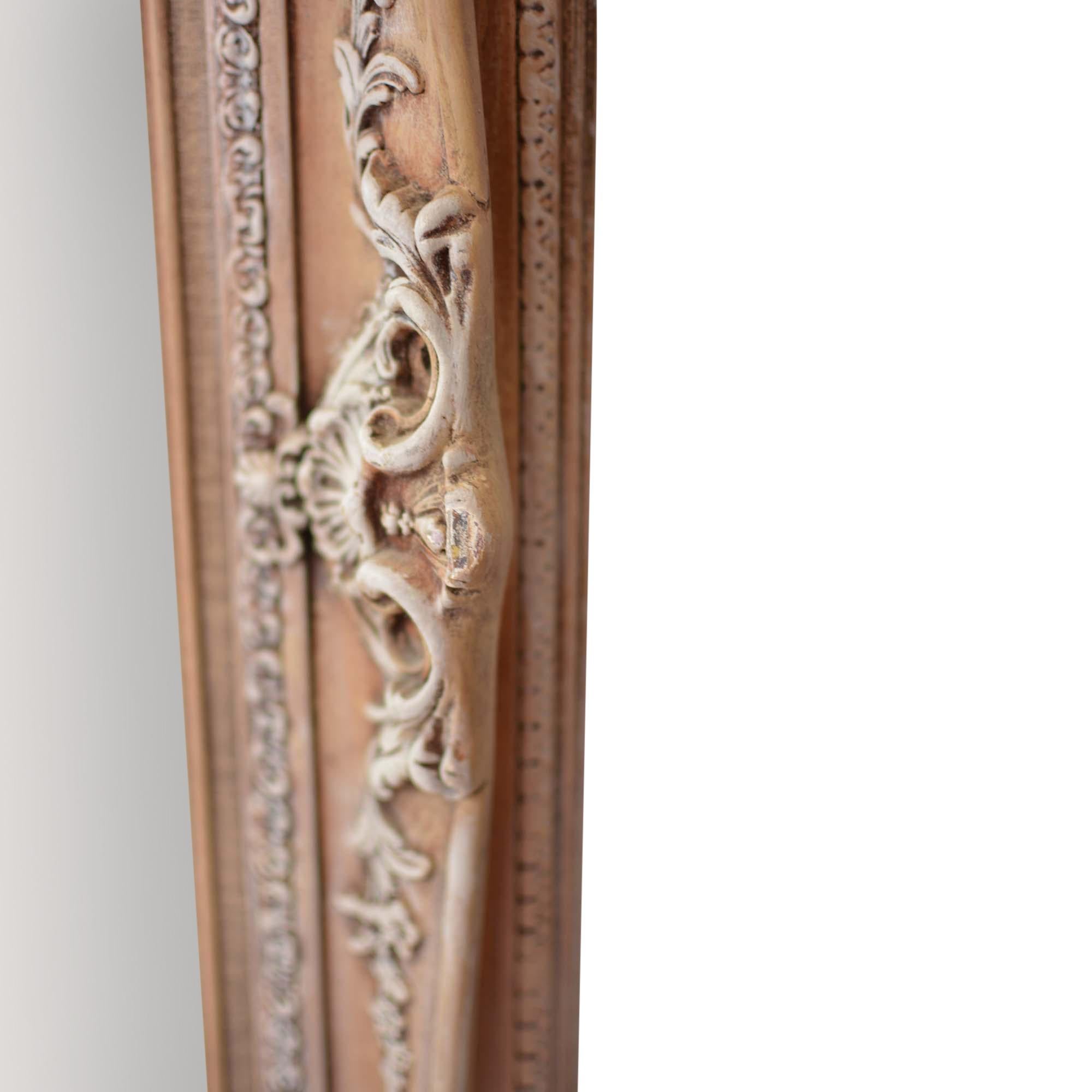Antique Ornate Frames with New Mirrors, Pair For Sale 5