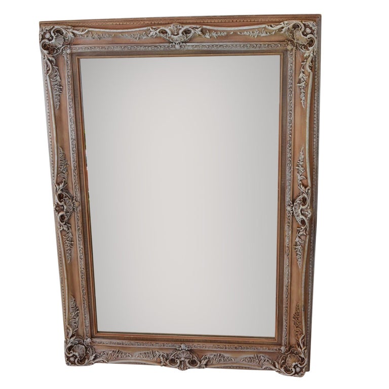 Antique Ornate Frames with New Mirrors, Pair For Sale at 1stDibs