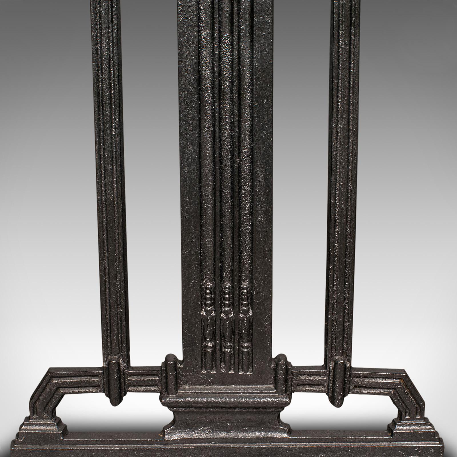 Antique Ornate Stick Stand, English, Cast Iron, Hallway Umbrella Rack, Victorian For Sale 7