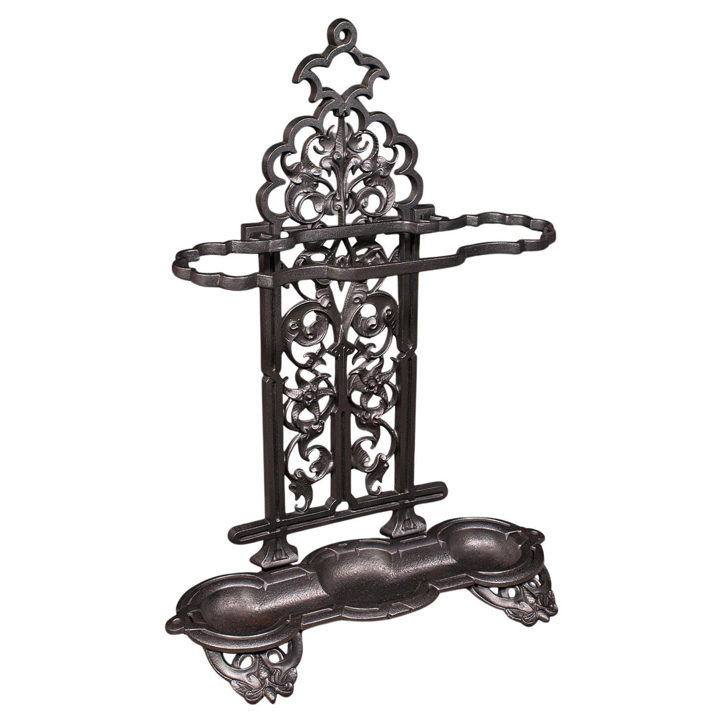 Antiguo Palo Ornamentado, Inglés, Lazo de Paraguas, Victoriano, Sabor Jacobeo