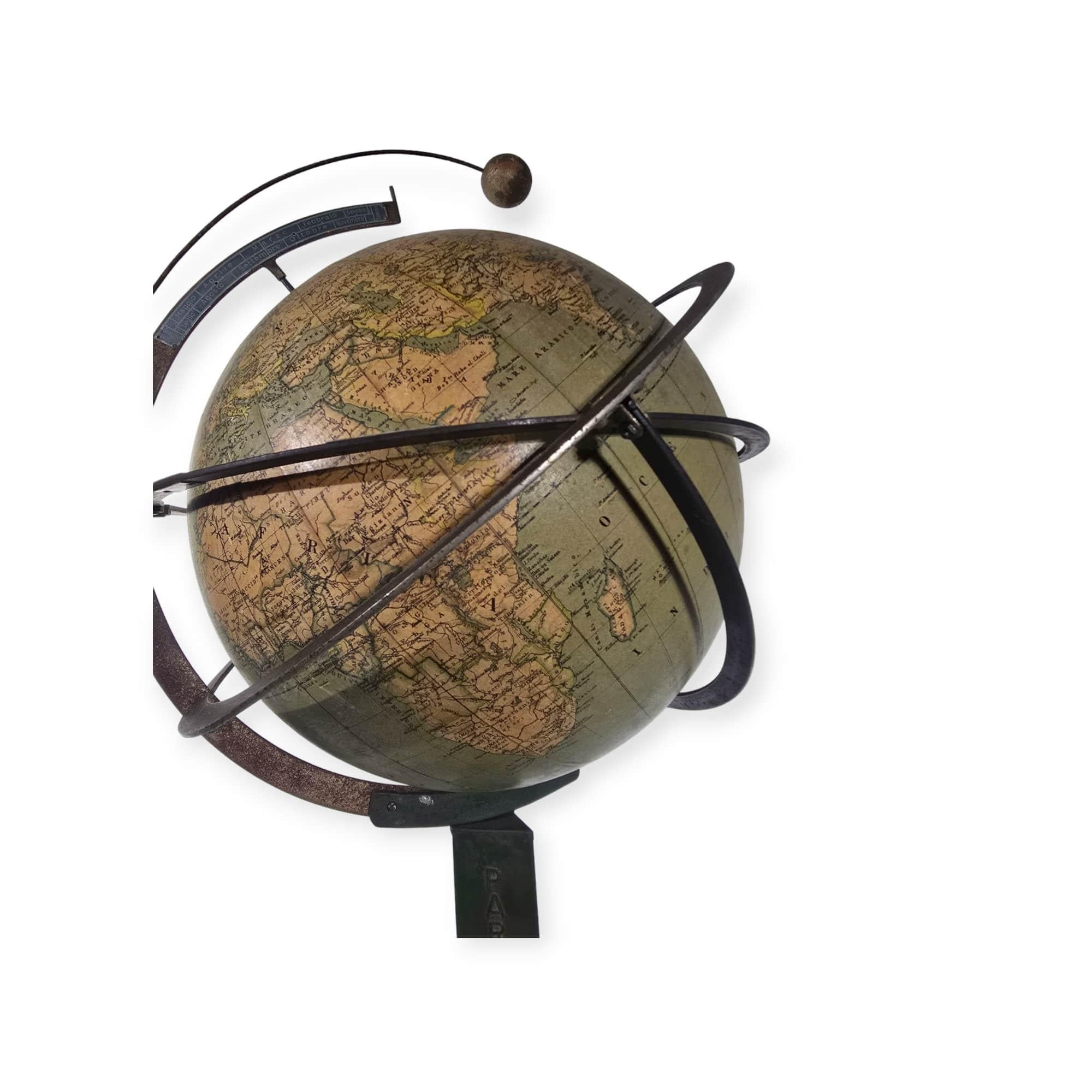 Antique Orrery – Tellurium by Paravia, Torino (1900, Italy) In Good Condition For Sale In Madrid, ES